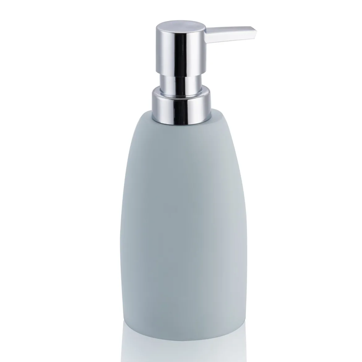 Maia dispenser portasapone in poliresina azzurra 7.3x7.1 h17.5 cm