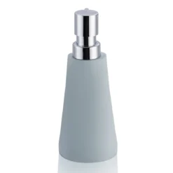 Maia dispenser portasapone in poliresina azzurra 7.3x7.1 h17.5 cm