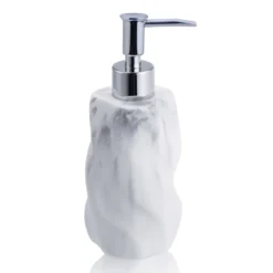 Marble dispenser portasapone in marmo 7.5x7.5 h19 cm
