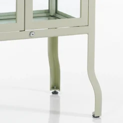 Mash white vetrina alta 2 ante produzione dulton in acciaio laccato di colore avorio lucido l70 p45 h161 cm