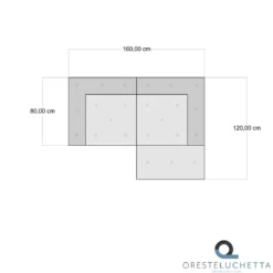 Maxi yara high divano 2 posti rivestimento cotone patchwork multicolore dimensioni l200 p80 h60 cm