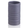 Millerighe bicchiere portaspazzolini in ceramica bianca cm ø6 h11