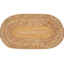 Mimmo 2 tappeto juta colore naturale dimensioni l110 p60 cm interno esterno