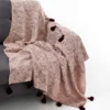 Miri plaid cotone 100% cotone rosso bianco 135x190 cm