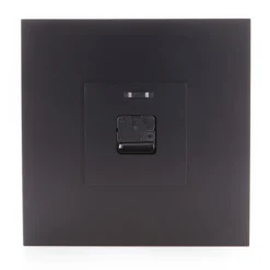 Mix black orologio da muro laccato nero opaco h33 l33 p2 cm