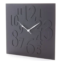 Mix black orologio da muro laccato nero opaco h33 l33 p2 cm