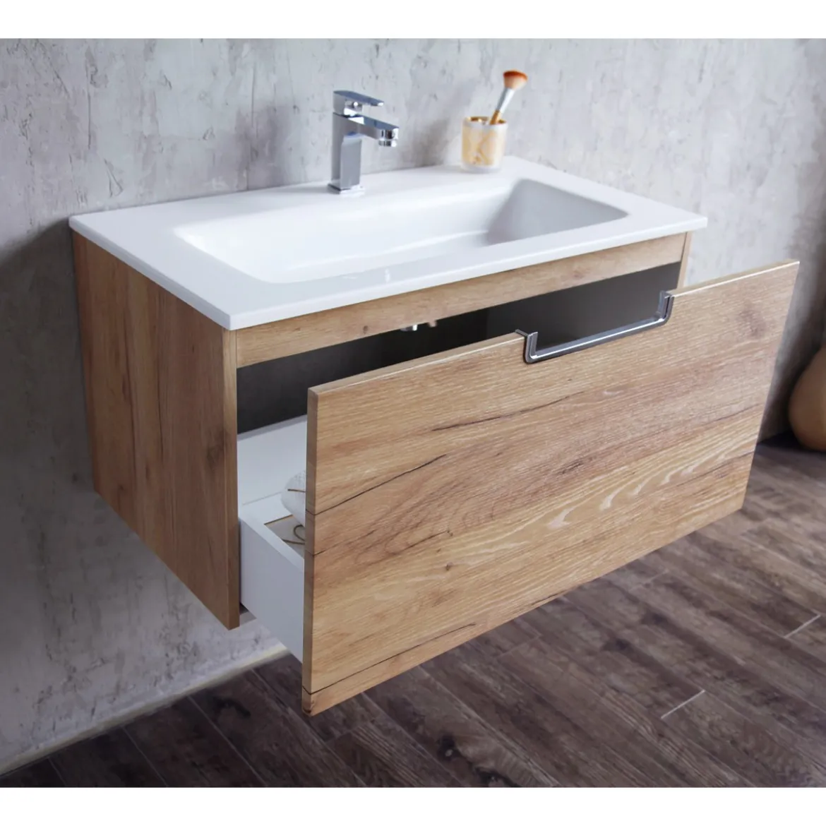Mobile bagno lavello con base sospesa 80x41.5xh40 cm