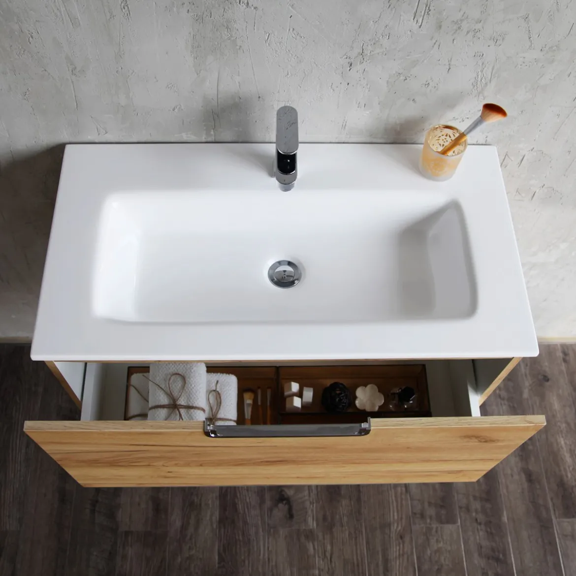 Mobile bagno lavello con base sospesa 80x41.5xh40 cm