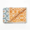 Moena plaid cotone colore giallo 100% cotone 135 x 190 cm
