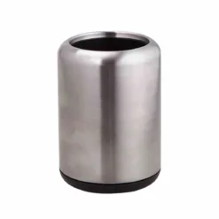 Molly bicchiere portaspazzolini in metallo inox satinato cm ø8 h11