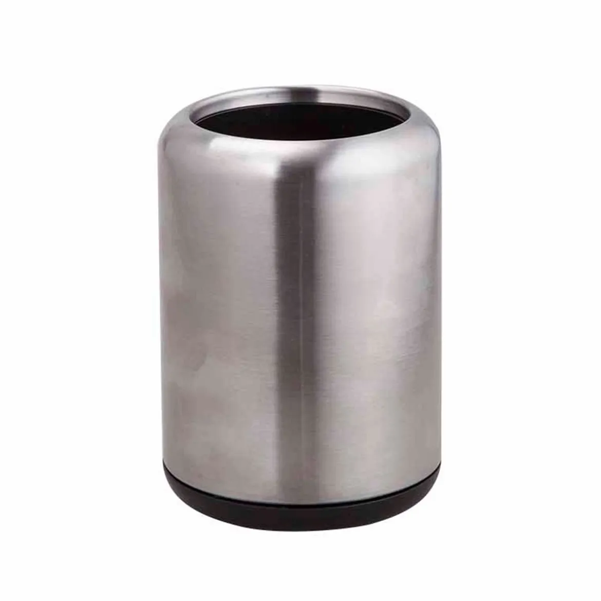 Molly bicchiere portaspazzolini in metallo inox satinato cm ø8 h11