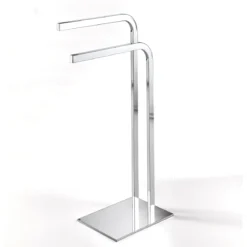 Muriel colonna porta asciugamani in metallo cromato 44x20 h80 cm