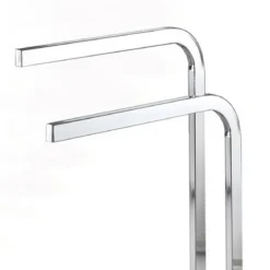 Muriel colonna porta asciugamani in metallo cromato 44x20 h80 cm