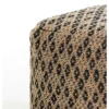 Nagar-d pouf juta in lana juta intrecciata naturale e nero 50x50xh45 cm