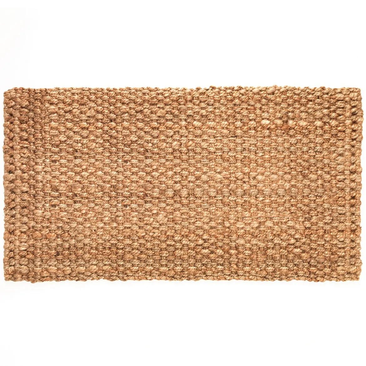 Nant tappeto bagno in juta colore naturale finitura artigianale 60x110 cm