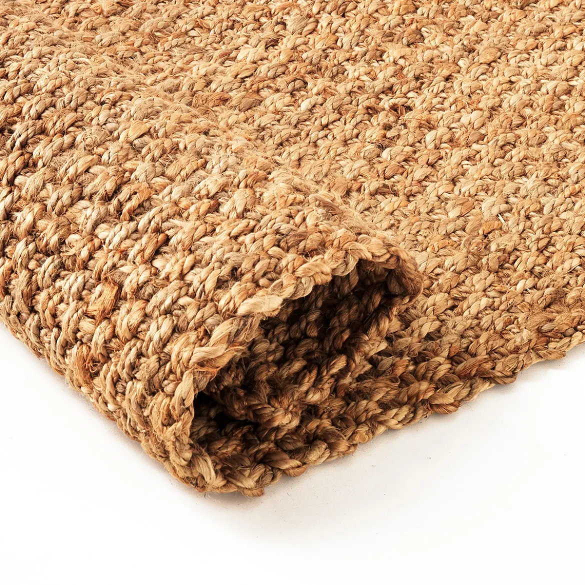 Nant tappeto bagno in juta colore naturale finitura artigianale 60x110 cm