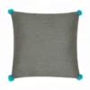 Neem 2 cuscino rivestimento 100% acrilico intrecciato cm. 45x45 made in india