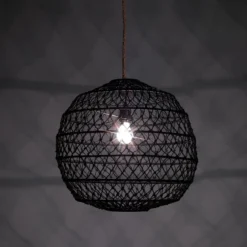 Net black lampadario in nylon nero d50xh50 cm