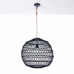 Net black lampadario in nylon nero d50xh50 cm