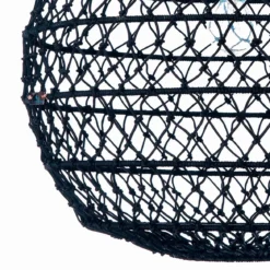 Net black lampadario in nylon nero d50xh50 cm