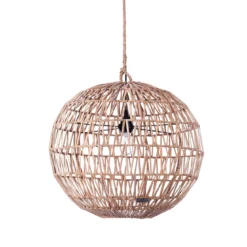 Net lampadario in rattan colore naturale d50xh50 cm