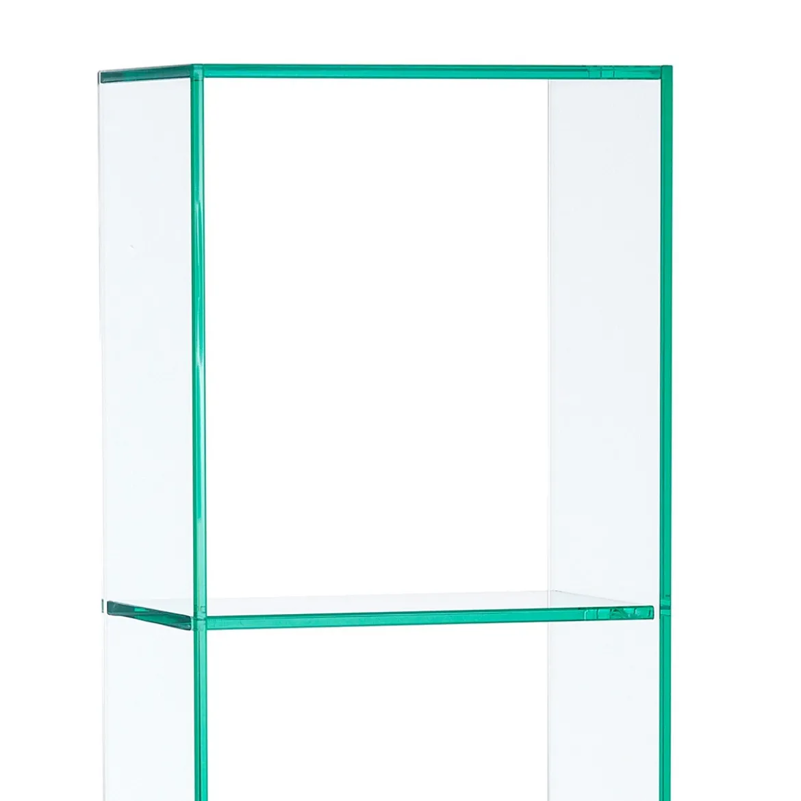 New blanko libreria a colonna in vetro 3 ripiani 35x22xh149 cm