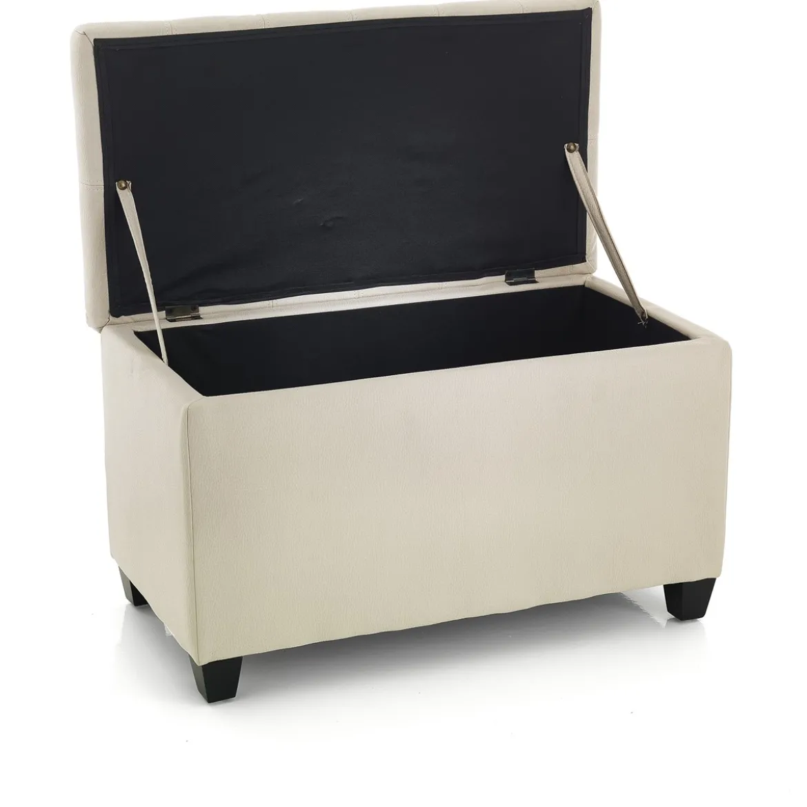 Nice beige 80 cassapanca contenitore in pelle sintetica beige effetto nabuk 80x44xh48.5 cm