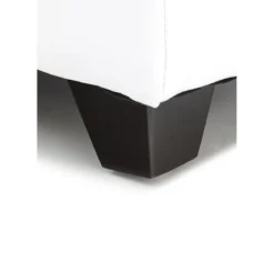 Nice white 80 cassapanca contenitore in pelle sintetica bianco 80x43.5xh46.5 cm