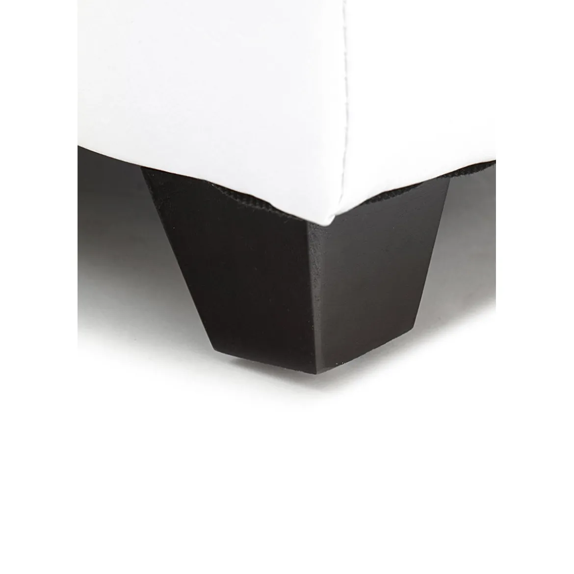 Nice white 80 cassapanca contenitore in pelle sintetica bianco 80x43.5xh46.5 cm