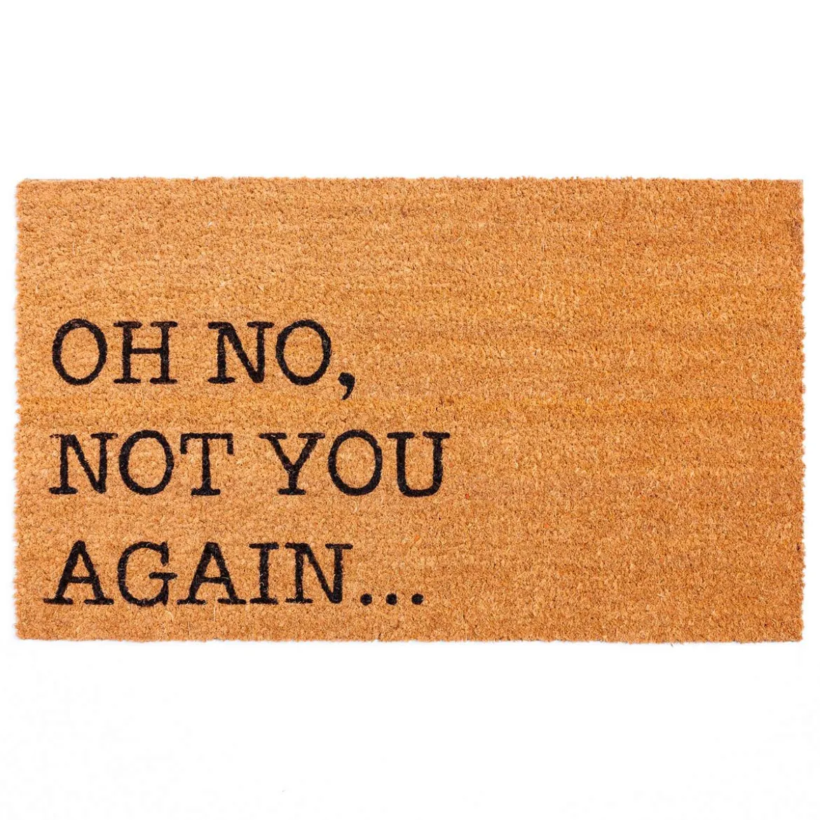 Oh no zerbino in fibre di cocco con retro antiscivolo 75x45 cm