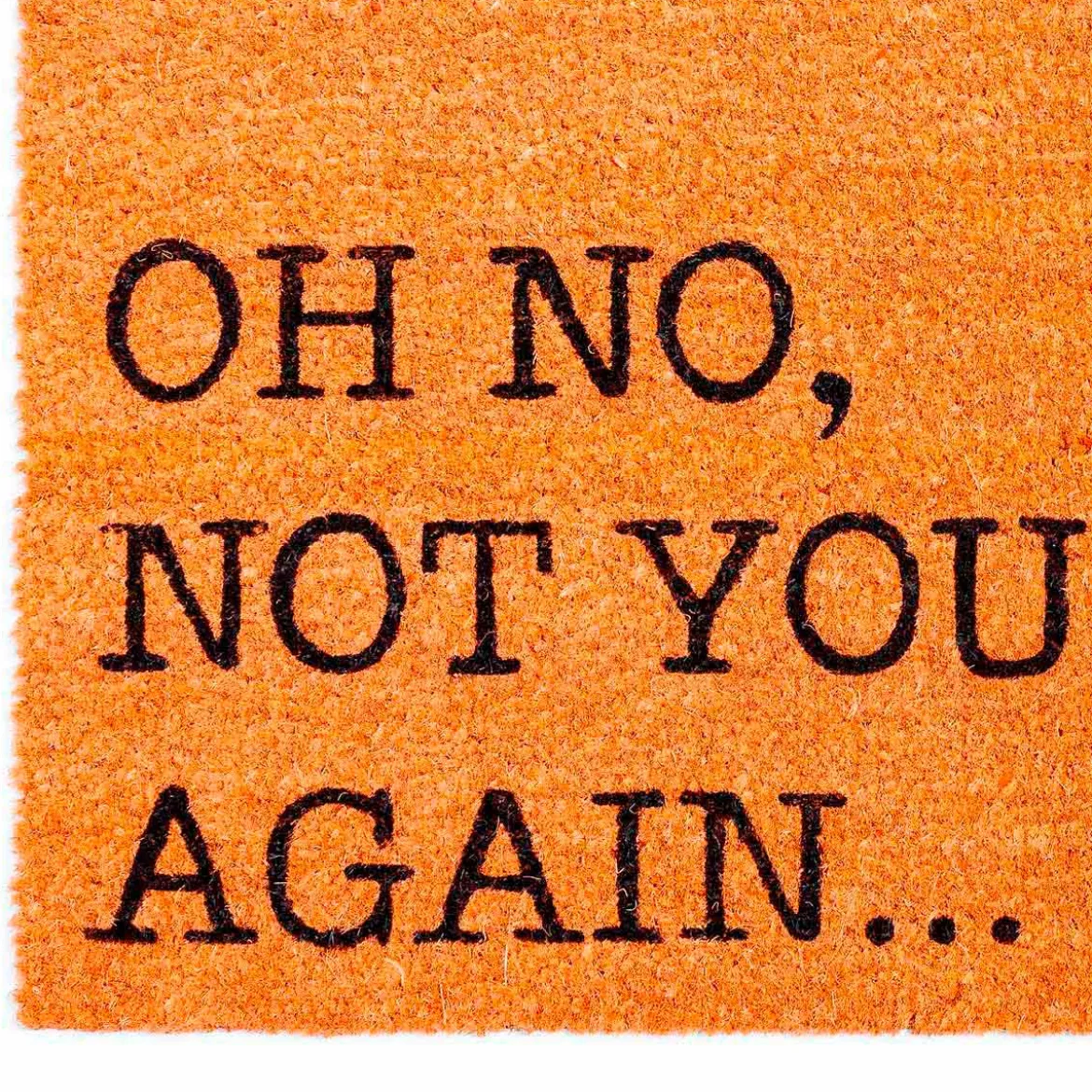 Oh no zerbino in fibre di cocco con retro antiscivolo 75x45 cm
