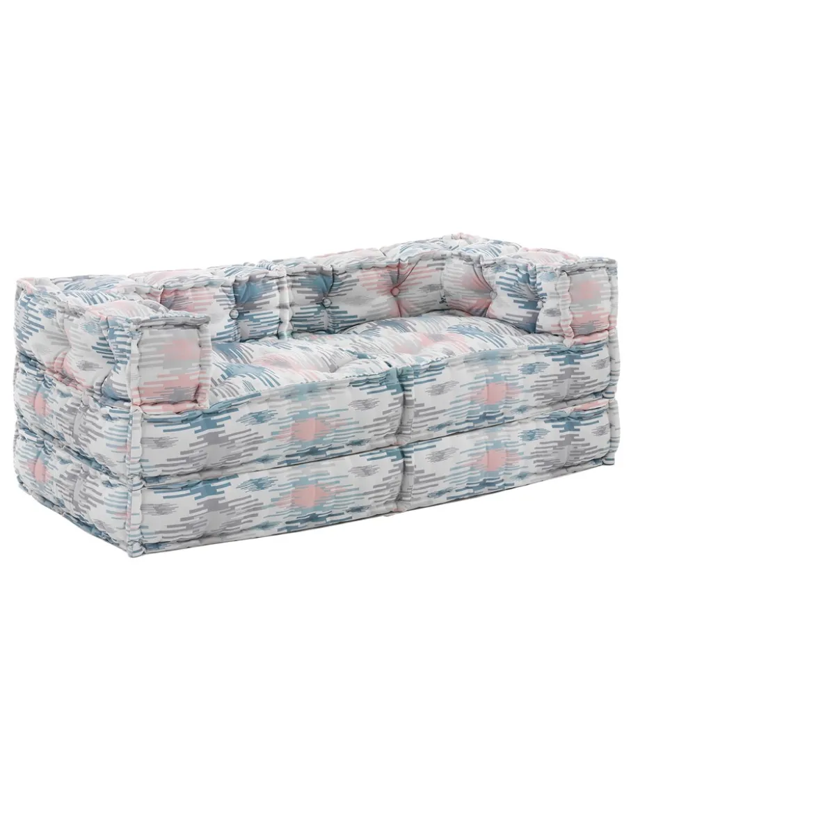 Pastel divano 2 posti outdoor tessuto waterproof cm. l.150 p.75 h.60