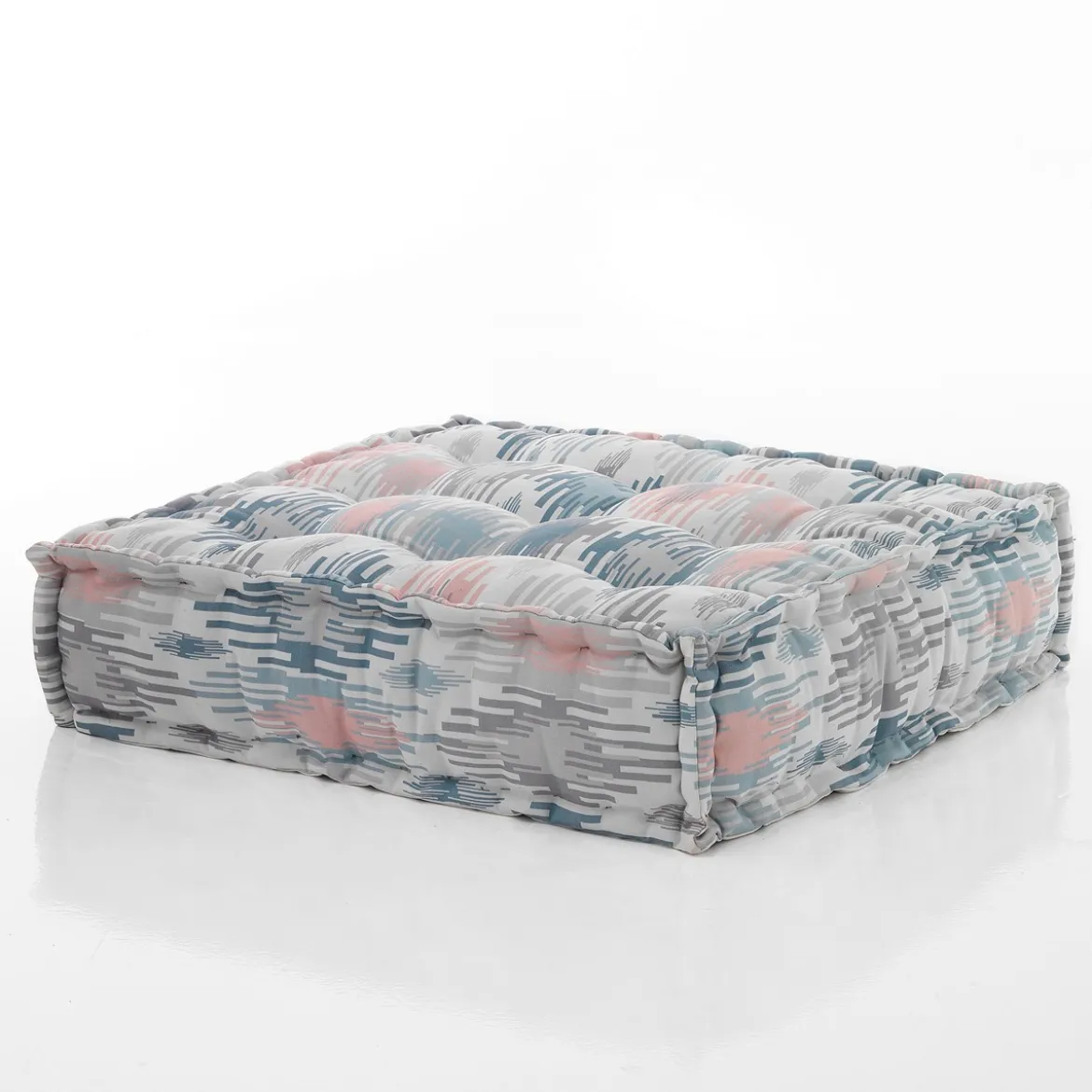 Pastel pouf quadrato outdoor tessuto waterproof