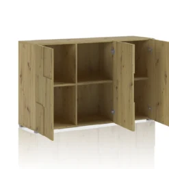 Patrik madia 3 ante finitura rovere 138x42xh84.5 cm