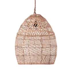 Pear lampadario in rattan colore naturale d56xh61 cm