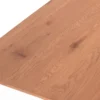 Pejo Tavolo fisso in Legno finitura Rovere con gambe in Acciaio Nero Opaco, 160 x 90 x h 76 cm