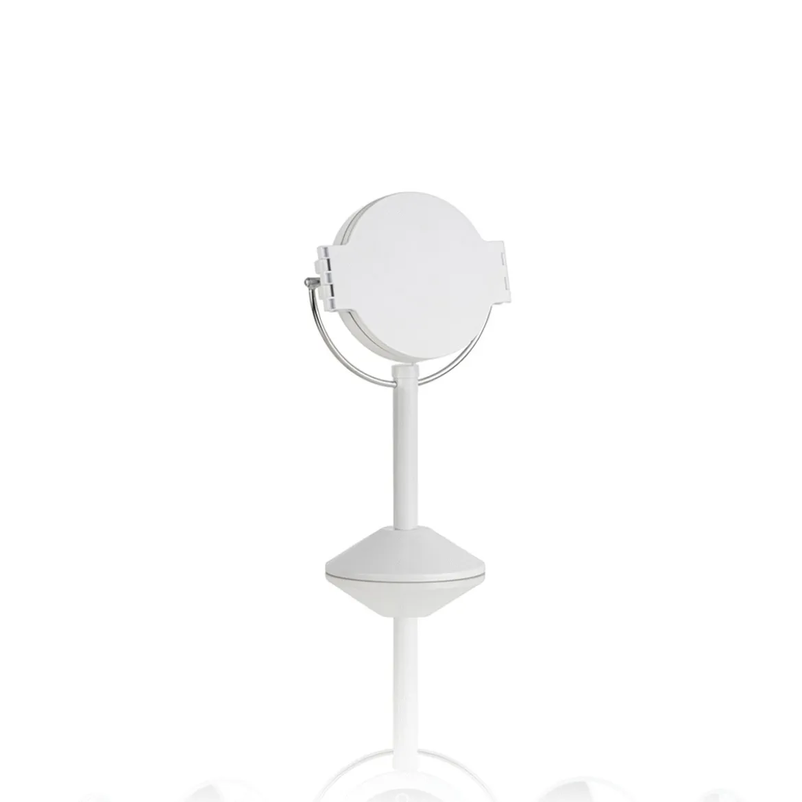 Penta specchio da tavolo con led senza filo touch bianco opaco 25x20.5xh46.5 cm