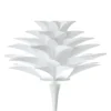 Petalo lampada da terra bianca in metallo e polipropilene h175x50 cm