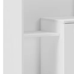 Petra scarpiera / libreria / dispensa finitura larice bianco 90x34.5xh140 cm