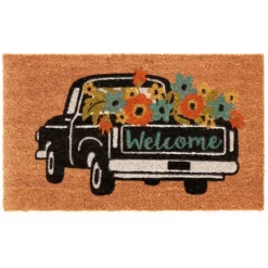 Pick-up zerbino in fibre di cocco e pvc antiscivolo fantasia pick-up cm 45x75x2