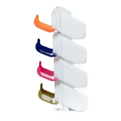 Pillar pattumiera per raccolta differenziata da esterno 64 litri 29x31xh101 cm