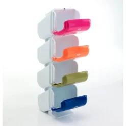 Pillar pattumiera per raccolta differenziata da esterno 64 litri 29x31xh101 cm