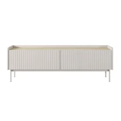 Porta TV MALENA colore Beige opaco Rovere Scandi H502 L153 P38