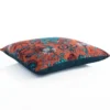 Raja 1 cuscino rivestimento 100% cotone a fantasia colore corallo cm 45x45