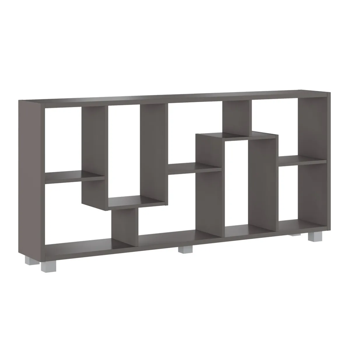 Random grey libreria finitura grigio grafite opaco utilizzo verticale - orizzontale h161 l685 p25