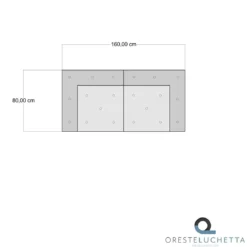 Red isy divano 2 posti basamenti in rattan sbiancato rivestimento cotone patchwork rosso cm. l160 p80 h70