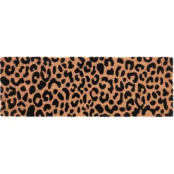 Savana zerbino runner in fibre di cocco e pvc antiscivolo fantasia savana cm 40x120x2