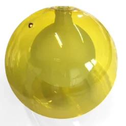 SFERA IN VETRO GIALLA X 2732