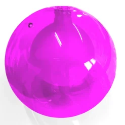 SFERA IN VETRO ROSA X 2732