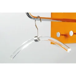 Sheer gruccia appendiabiti in metacrilato trasparente h17 l47 cm